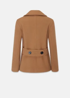 New Gloverall Bronte Peacoat Camel