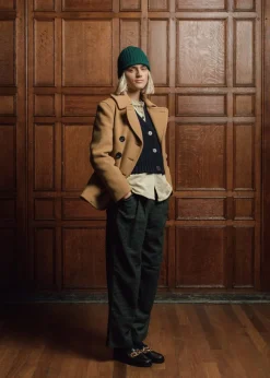 New Gloverall Bronte Peacoat Camel