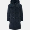 New Gloverall Children's Corduroy Duffle Coat Navy