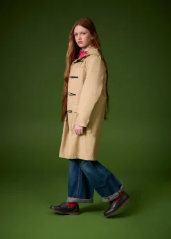 Fashion Gloverall Children's Gabardine Showerproof Duffle Coat Navy