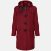 Hot Gloverall Children's Melton Wool Duffle Coat Cranberry