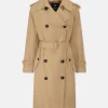 Outlet Gloverall Darcy Trench Coat Stone
