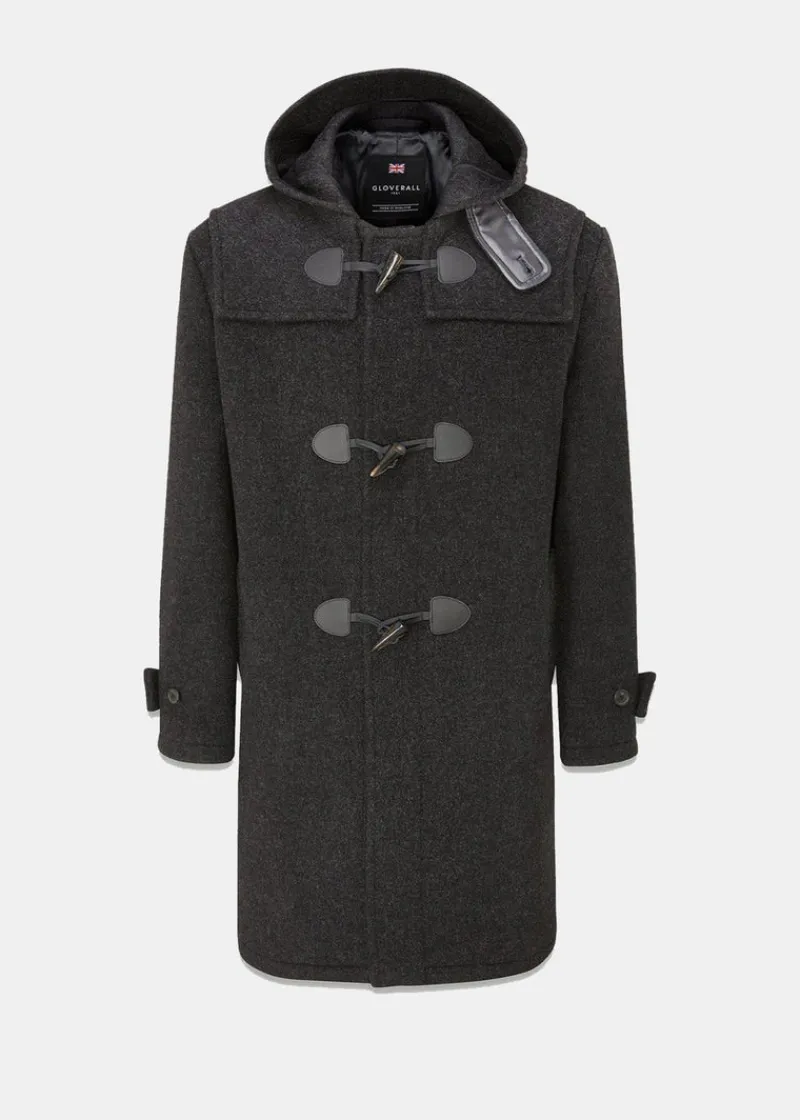 Hot Gloverall Drake Duffle Coat Charcoal