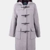 Online Gloverall Freda Duffle Coat Silver