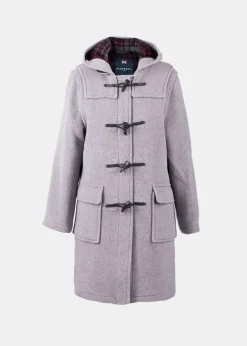 Online Gloverall Freda Duffle Coat Silver