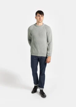 Discount Gloverall Gerippter Fischerpullover für Herren