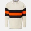 Fashion Gloverall X AWMS Rugby Shirt Stone