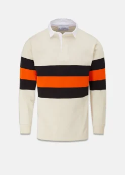 Fashion Gloverall X AWMS Rugby Shirt Stone