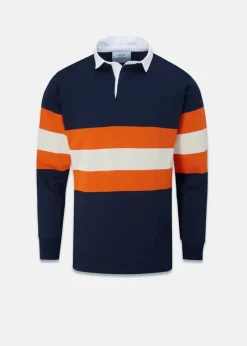 Discount Gloverall X AWMS Rugby Shirt Navy