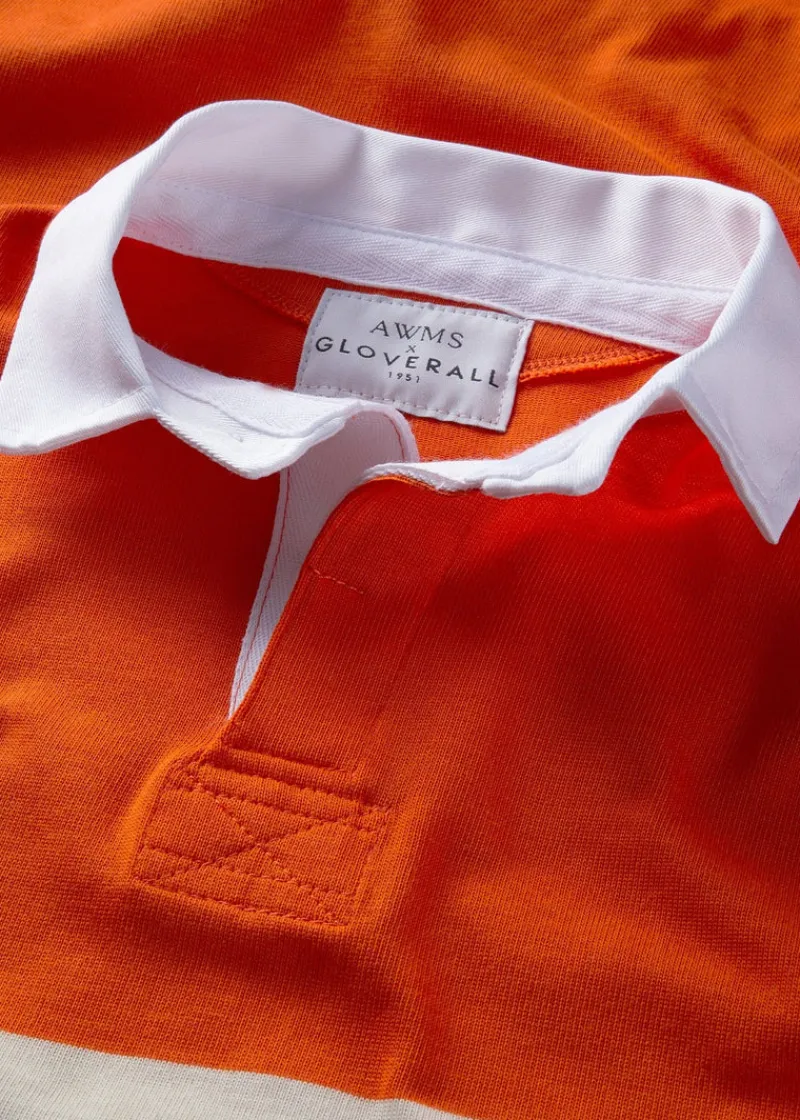 Online Gloverall X AWMS Rugby Shirt Orange