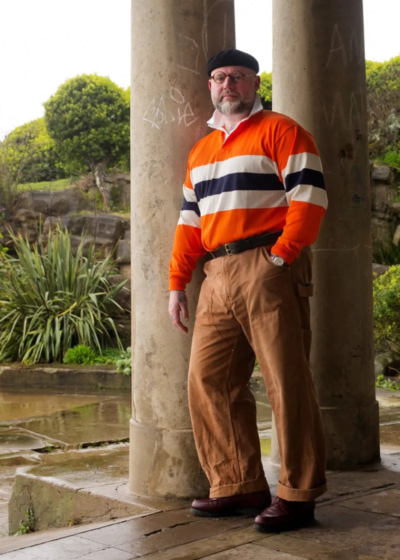 Online Gloverall X AWMS Rugby Shirt Orange