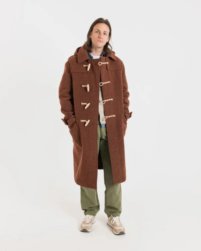 New Gloverall Harrison Duffle Coat Rust