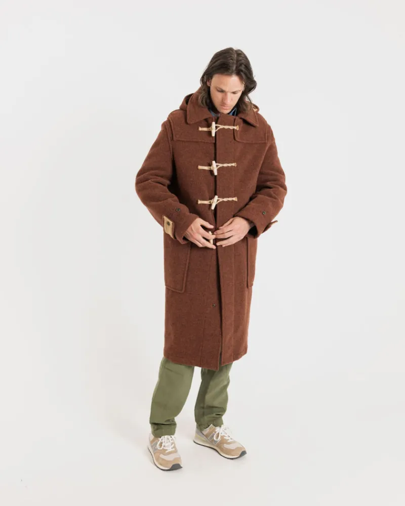 New Gloverall Harrison Duffle Coat Rust