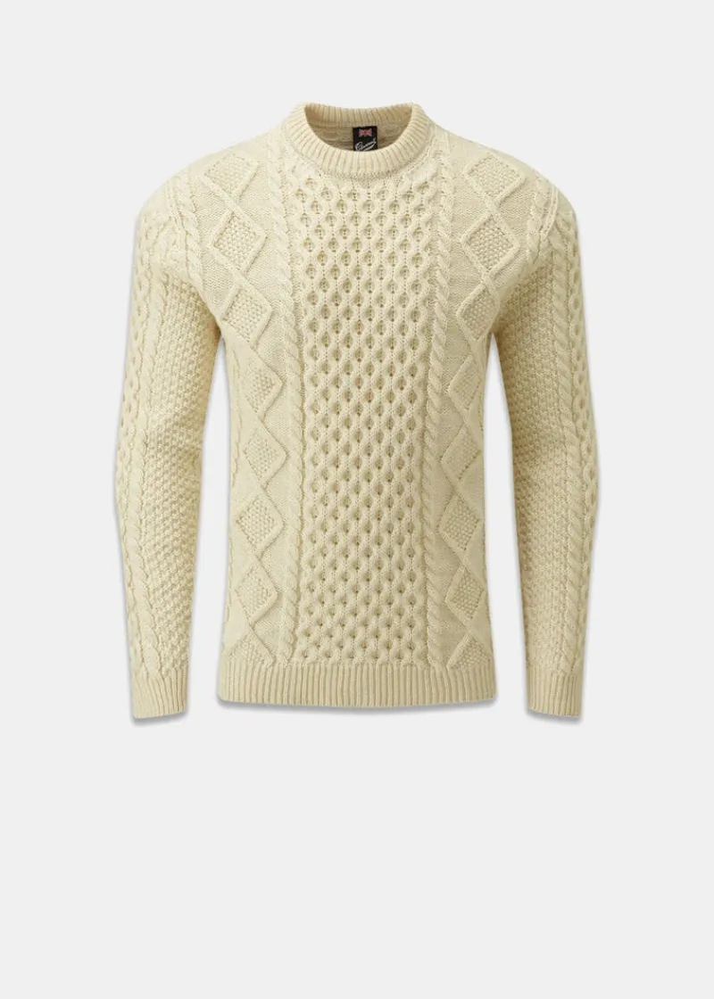 New Gloverall Herren Aran Jumper