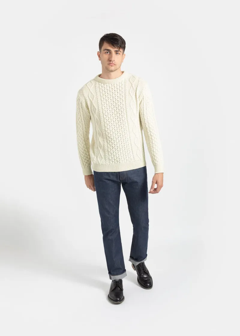 New Gloverall Herren Aran Jumper