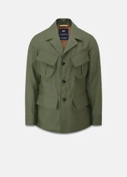 Online Gloverall Keats Safari Jacket Khaki