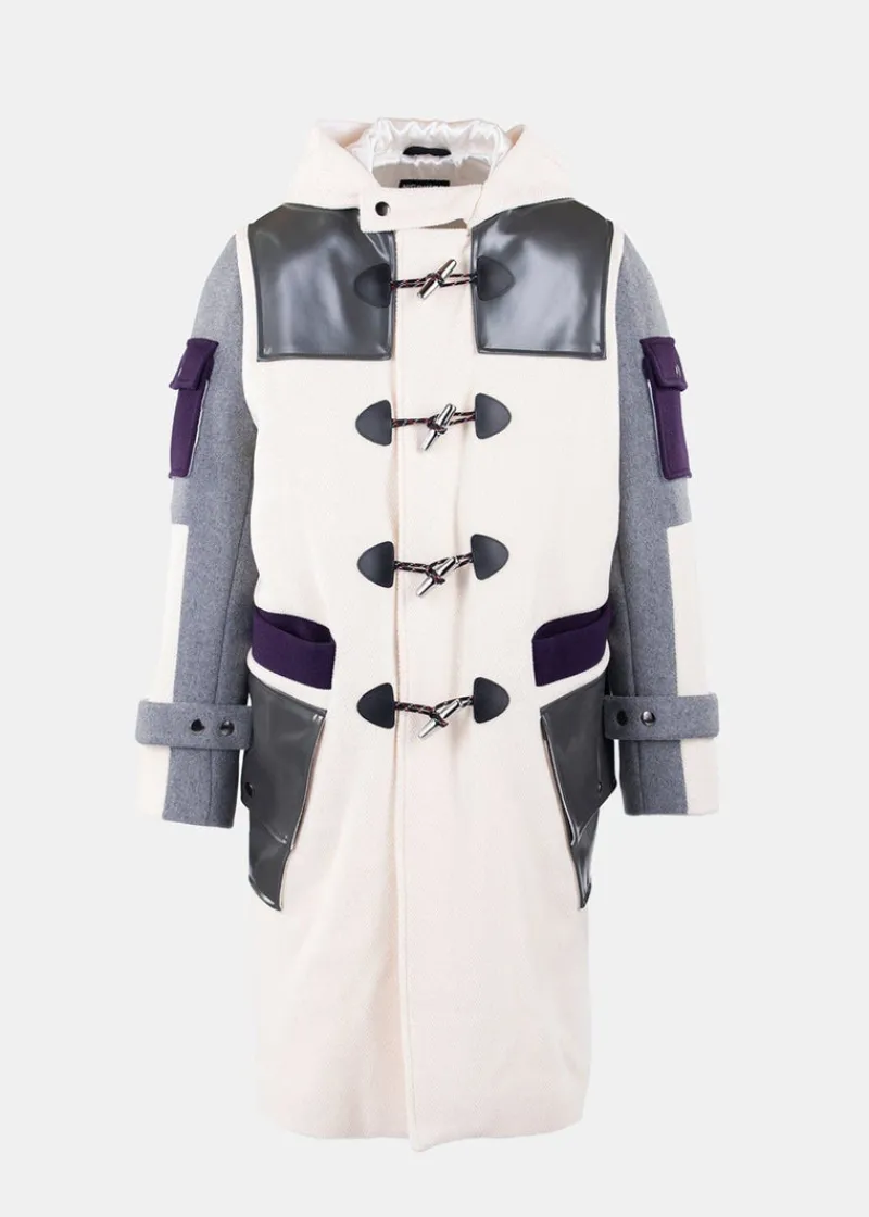 Discount Gloverall Nicomede Duffle Coat Ecru