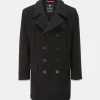 Sale Gloverall Oversized Peacoat Black Stewart
