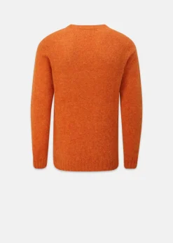 Discount Gloverall Oxford Brushed Lambswool Jumper Orange