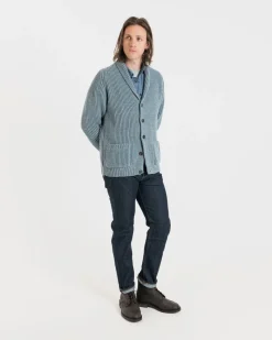 Best Gloverall Shawl Collar Cardigan Light Blue