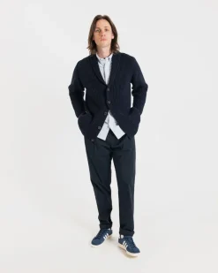 Sale Gloverall Shawl Collar Cardigan Navy