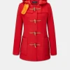 Discount Gloverall Short Slim Duffle Coat Orange