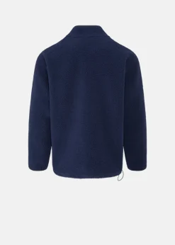 Outlet Gloverall Somerset Zip Fleece Navy