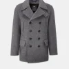 Hot Gloverall Tartan Churchill Peacoat Grey Black Watch