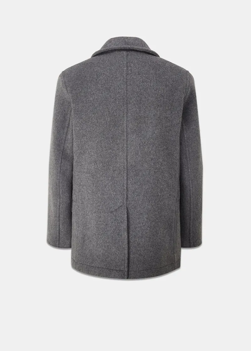 Hot Gloverall Tartan Churchill Peacoat Grey Black Watch