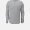 Fashion Gloverall Windsor Lambswool Jumper Light Grey
