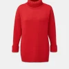 Clearance Gloverall Women's Submariner Jumper Red