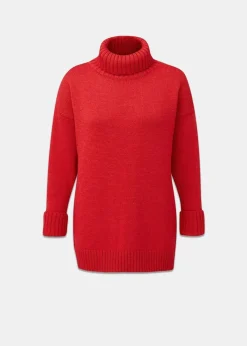 Clearance Gloverall Women's Submariner Jumper Red